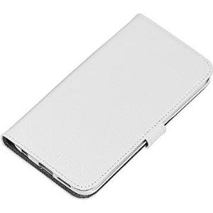 Nevox ORDO – Flip-Hülle für Mobiltelefon – PU-Kunstleder – Grau, weiß – für Samsung Galaxy S6 edge