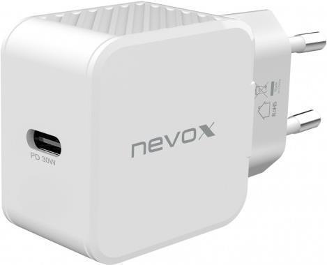 nevox USB PD Type C Ladegerät (Power Adapter) 30 Watt weiß (2008)