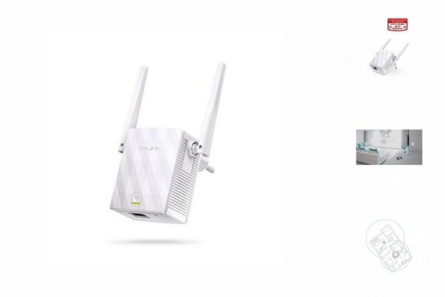 TP-Link WLAN-Repeater TP-Link TL-WA855RE V4 300 Mbps RJ45 WLAN-Access Point