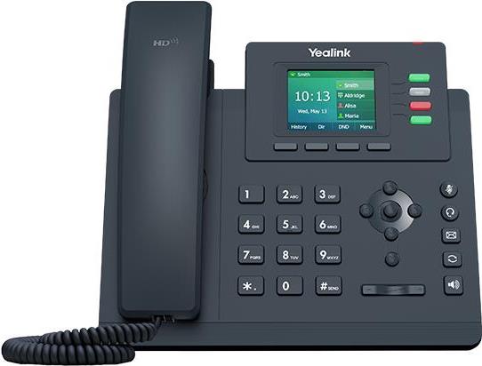 Yealink T33P – IP-Telefon – Grau – Kabelgebundenes Mobilteil – Tisch/Wand – Linux – 4 Zeilen (SIP-T33P)