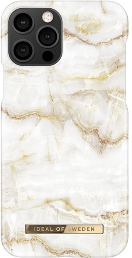 iDeal of Sweden iPhone 12 – 12 Pro Backcover Fall – Golden Pearl Marble