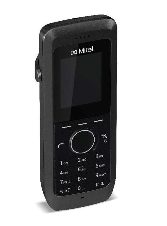 Mitel 5613 – DECT-Telefon – Kabelloses Mobilteil – 1000 Eintragungen – SMS (Kurznachrichtendienst) – Schwarz (50006897)
