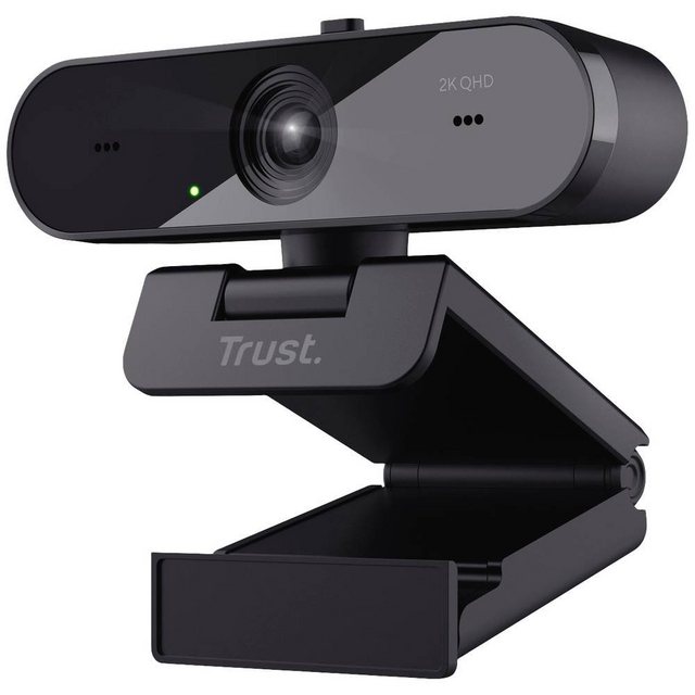 Trust QHD-Webcam TW-250 Webcam (Standfuß, Klemm-Halterung)