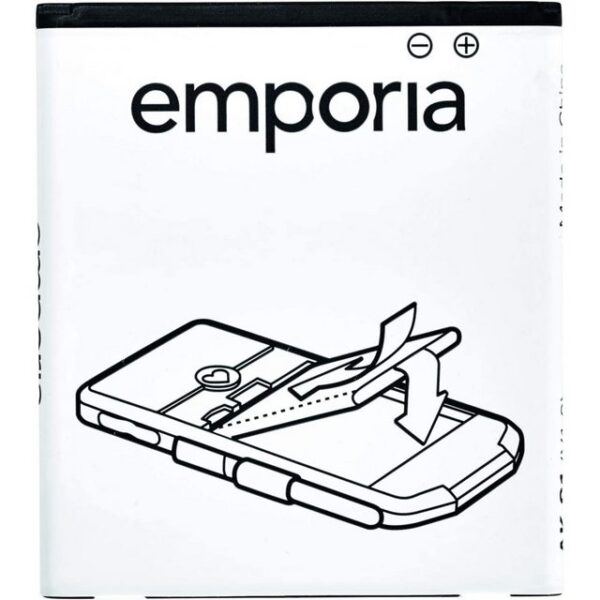 Emporia AK-S3m-BC - Lithium Ionen Akku - weiß Smartphone-Akku