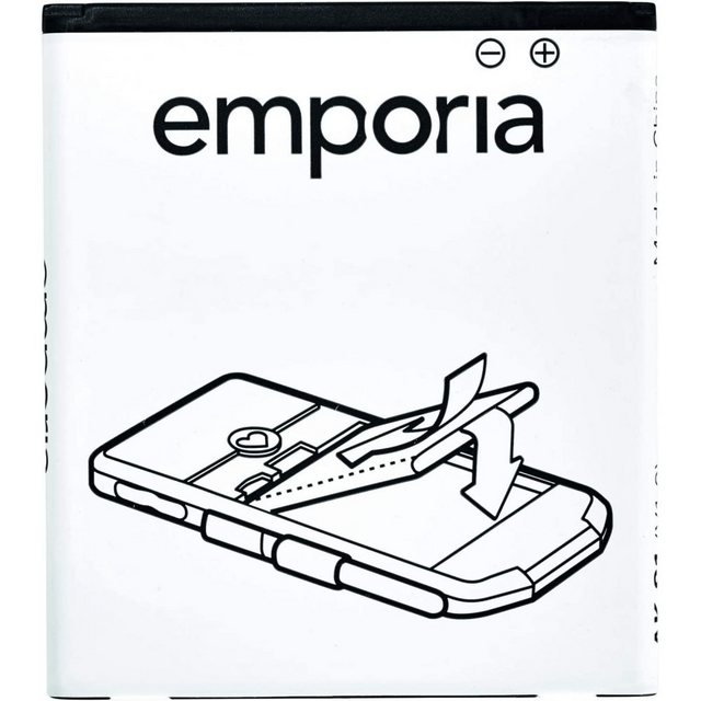 Emporia AK-S3m-BC - Lithium Ionen Akku - weiß Smartphone-Akku