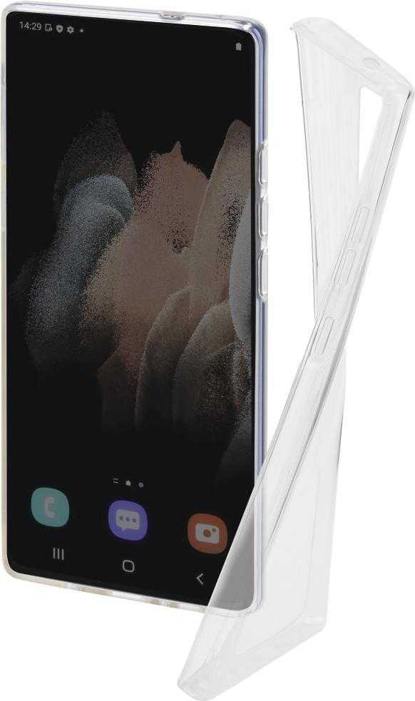Hama Essential Line Crystal Clear - Hintere Abdeckung für Mobiltelefon - Thermoplastisches Polyurethan (TPU) - durchsichtig - für Samsung Galaxy S22 Ultra (00172347)