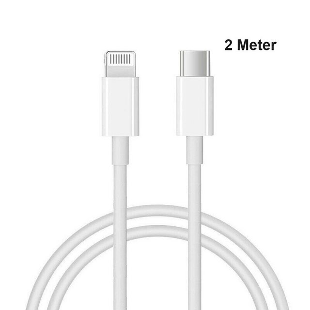 OLi USB-C auf Lightning Kabel,200 cm lang XS, XR, 11,12, 13, 14,15 Serien Handy-Netzteile (Schnellladekabel Kompatibel mit Apple IPad, IPhone)