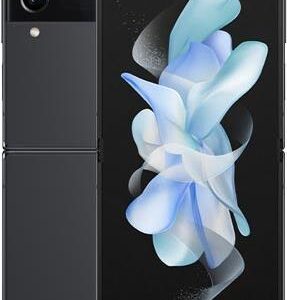 Samsung Galaxy Z Flip4 - 5G Smartphone - Dual-SIM - RAM 8GB / Interner Speicher 128GB - OLED-Display - 6,7 - 6,7 - 2640 x 1080 Pixel 2640 x 1080 Pixel (120 Hz) - 2 x Rückkamera 12 MP, 12 MP - front camera 10 MP - Graphite (SM-F721BZAGEUB) - Sonderposten