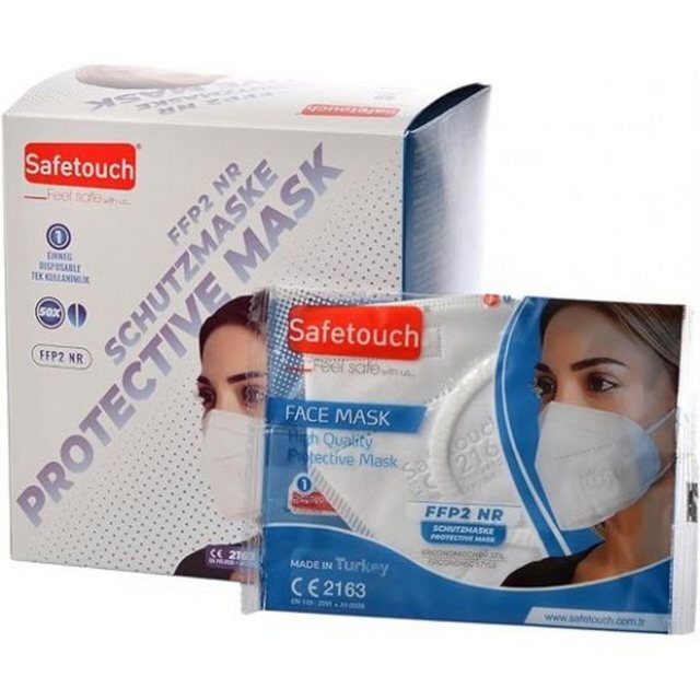 Sibastore Gesichtsmaske FFP2 Safetouch Maske 5-lagig, 50-tlg.