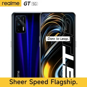 realme GT 5G 8GB 128GB Snapdragon 888 Octa Core Processor 120Hz 6.43" AMOLED Display NFC Mobile 65W SuperDart Charger