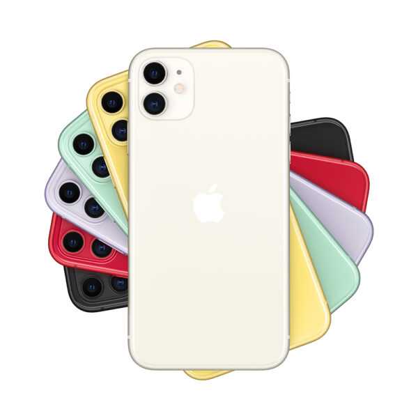 Apple iPhone 11 - Smartphone - Dual-SIM - 4G Gigabit Class LTE - 64 GB - GSM - 6.1 - 1792 x 828 Pixel (326 ppi (Pixel pro )) - Liquid Retina HD display (12 MP Vorderkamera) - 2 x Rückkamera - weiß