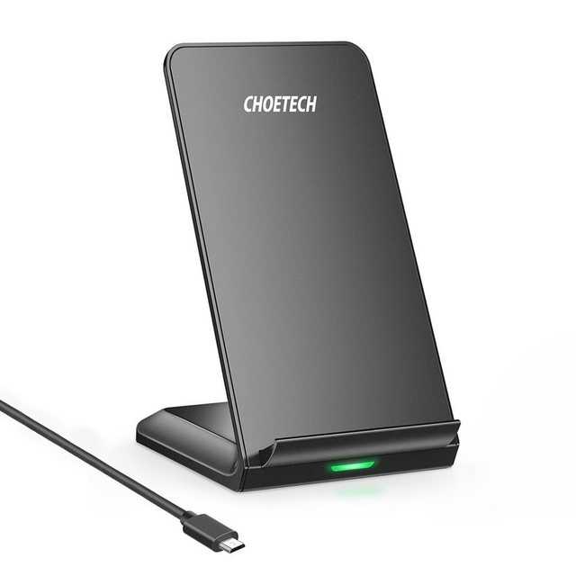 Choetech Qi kabelloses Ladegerät 10W Telefonständer + USB-Kabel - Micro-USB Smartphone-Halterung