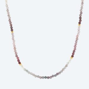 Collier Spinell multicolor, ca. 50ct