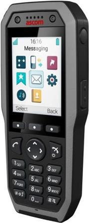 ASCOM d83 Protector EX – DECT-Handset für explosionsgefährdete Umgebungen (2,4 LED-Farbdisplay – Bluetooth – Breitbandaudio – ATEX-konform) – in schwarz (DH8-ACAB)
