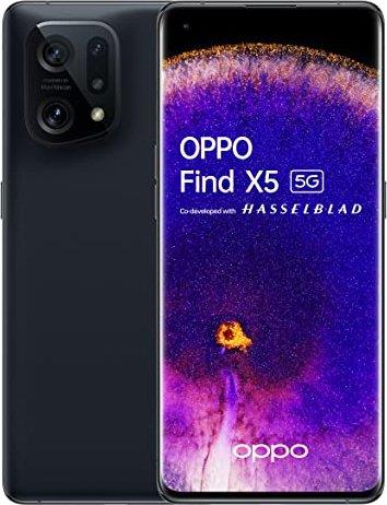 OPPO Find X5 16,6 cm (6.55 ) Dual-SIM Android 12 5G USB Typ-C 8 GB 256 GB 4800 mAh Schwarz (6042678) – Sonderposten