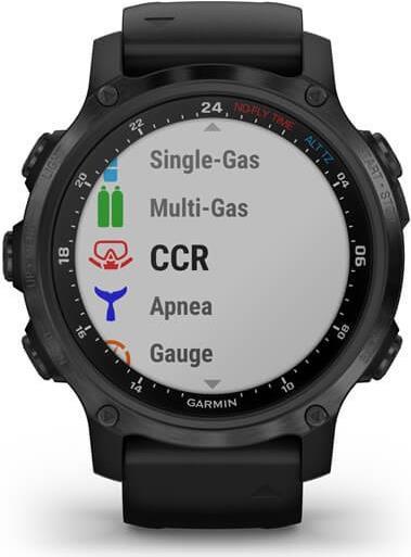 Garmin Descent Mk2S – 43 mm – faserverstärktes Polymer – intelligente Uhr mit Band – Silikon – schwarz – Anzeige 3,04 cm (1.2) – 32GB – Bluetooth, Wi-Fi, ANT+ – 60 g – Carbon Gray DLC (010-02403-04)