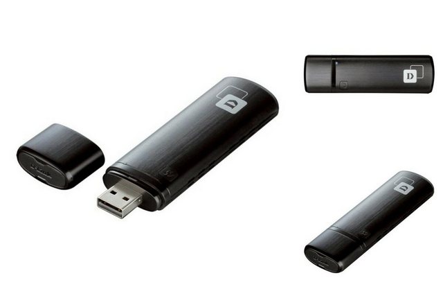 D-Link USB-WLAN-Adapter D-Link AC1200 5 GHz Schwarz WLAN-Access Point