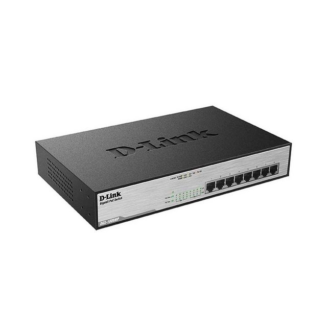 D-Link DGS-1008MP 8-Port Desktop Gigabit WLAN-Router