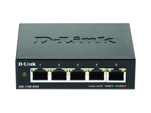 D-Link D-LINK 5-Port Gigabit Smart Switch Netzwerk-Switch