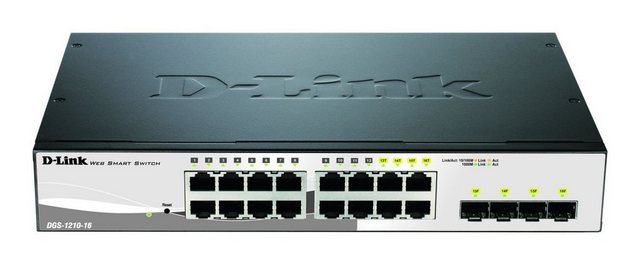 D-Link D-LINK 16-Port Layer2 Smart Managed Gigabit Switchdlink, green 3.0, 16x Netzwerk-Switch