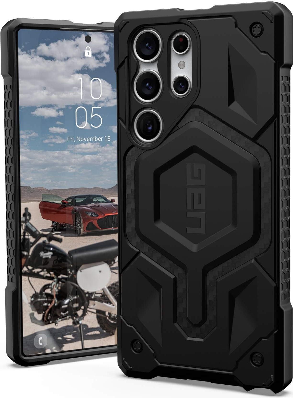 UAG Urban Armor Gear Monarch Pro Case – Samsung Galaxy S23 Ultra – carbon fiber – 214140114242 (214140114242)