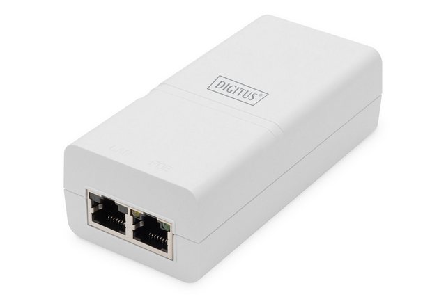 Digitus DIGITUS Gigabit Ethernet PoE Injektor 802.3at 30W weiß Netzwerk-Switch