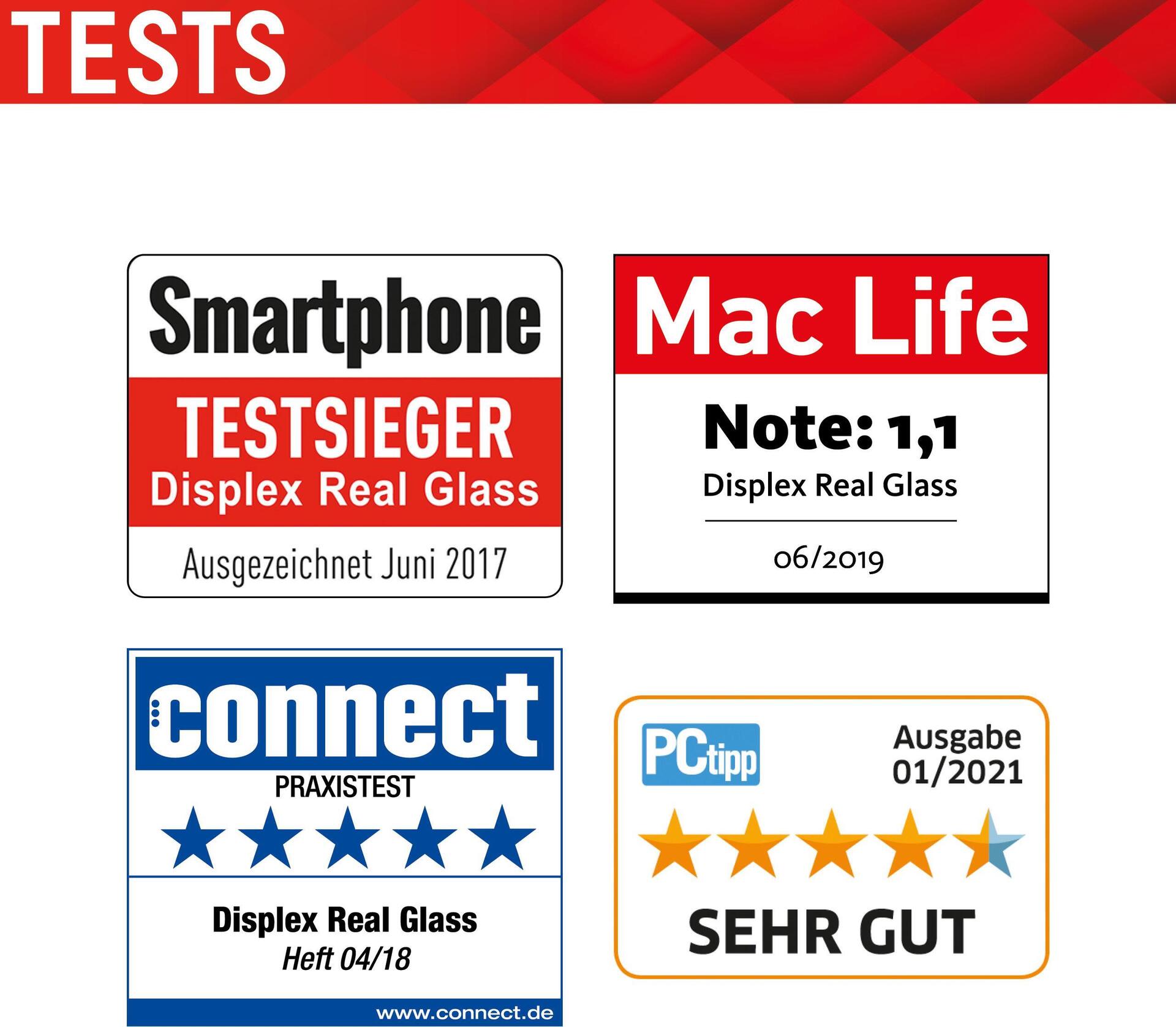E.V.I. DISPLEX Real Glass – Bildschirmschutz für Handy – gehärtetes Glas – 2D – Glas – für Samsung Galaxy Xcover 5 (01566)