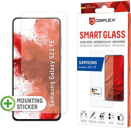 Displex Smart Glass (9H) für Samsung Galaxy S21 FE – Montagesticker – unzerbrechlich – Samsung – Galaxy S21 FE – Schlagfest – Kratzresistent – Staubresistent – Transparent – 1 Stück(e) (01641)