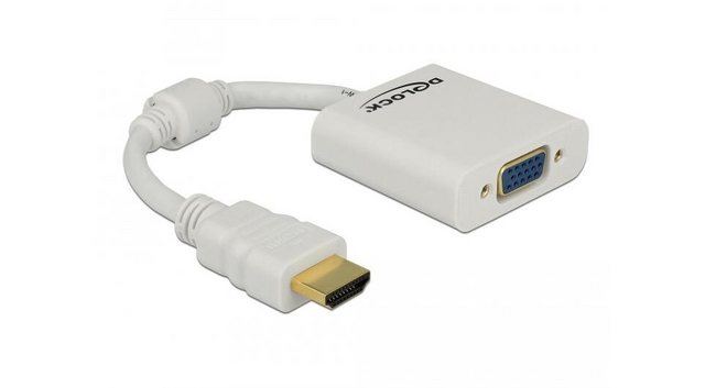 Delock Modem DeLOCK Adapter HDMI-A Stecker > VGA Buchse weiß