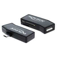 Delock Micro USB OTG Card Reader + 1 x USB Port (91730)