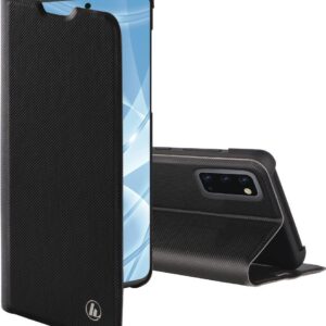 Hama Essential Line Slim Pro Booklet - Flip-Hülle für Mobiltelefon - Polyurethan - Schwarz - für Samsung Galaxy Note20, Note20 5G