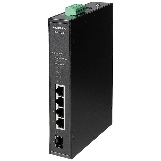 Edimax EDIMAX IGS-1105P Industrial Ethernet Switch Netzwerk-Switch