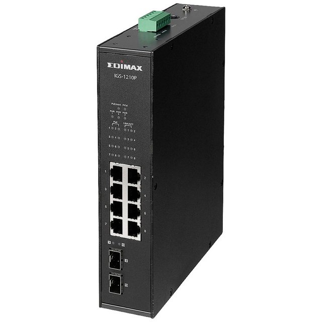 Edimax EDIMAX IGS-1210P Industrial Ethernet Switch Netzwerk-Switch
