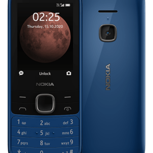 Nokia 225 4G - Mobiltelefon - Dual-SIM - 4G LTE - 128 MB - miniSDHC slot - GSM - 320 x 240 Pixel - RAM 64 MB - 0,3 MP - Nokia Series 30+ - Classic Blue (16QENL01A02)