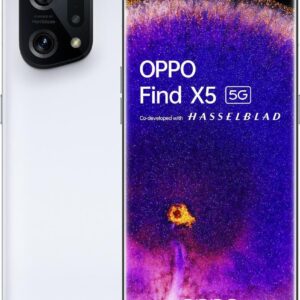 OPPO Find X5 16,6 cm (6.55 Zoll) Dual-SIM Android 12 5G USB Typ-C 8 GB 256 GB 4800 mAh Weiß (6042679) - Sonderposten