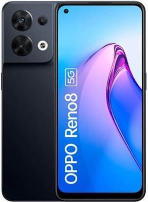 OPPO Reno 8 16,3 cm (6.4 ) Dual-SIM Android 12 5G USB Typ-C 8 GB 256 GB 4500 mAh Schwarz (6045942)