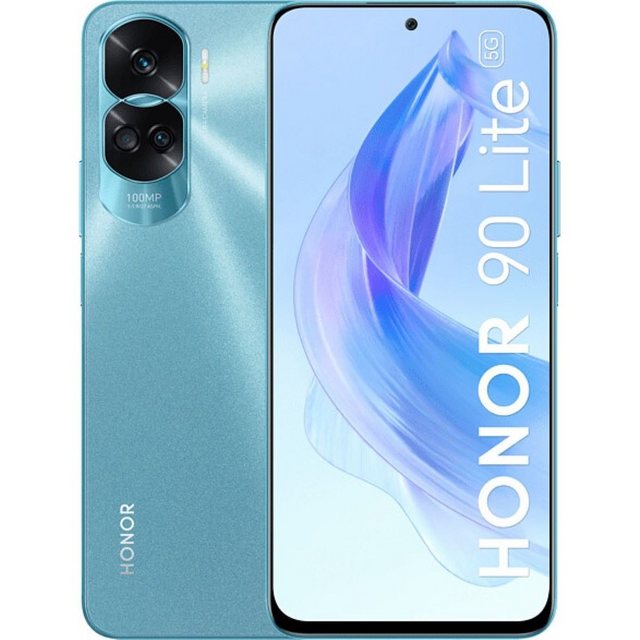 Honor 90 Lite 5G 256 GB / 8 GB – Smartphone – cyan lake Smartphone (6,7 Zoll, 256 GB Speicherplatz)