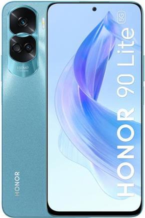 Honor 90 Lite – 5G Smartphone – Dual-SIM – RAM 8 GB / Interner Speicher 256 GB – LCD-Anzeige – 6.7 – 2388 x 1080 Pixel (90 Hz) – Triple-Kamera 100 MP, 5 MP, 2 MP – front camera 16 MP – Cyan Lake (5109ASWE)