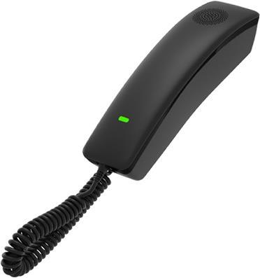 Fanvil H2U-B – IP-Telefon – Schwarz – Kabelgebundenes Mobilteil – Tisch/Wand – Im Band – Out-of band – SIP-Info – 2 Zeilen (H2U-B)