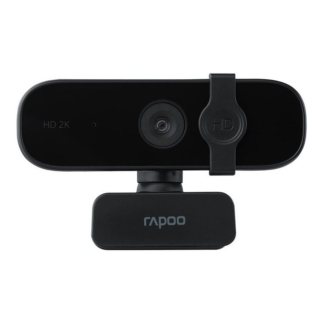 Rapoo XW2K Full HD-Webcam (Web Kamera, 2K-Videoqualität (4MP), 85° Sichtfeld, Rauschunterdrückung, USB-Anschluss, Kamera-Abdeckung, drehbar)