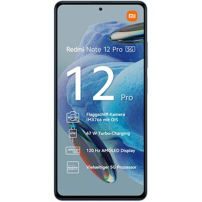 Xiaomi Redmi Note 12 Pro 5G 6/128GB Dual-SIM Smartphone sky blue EU