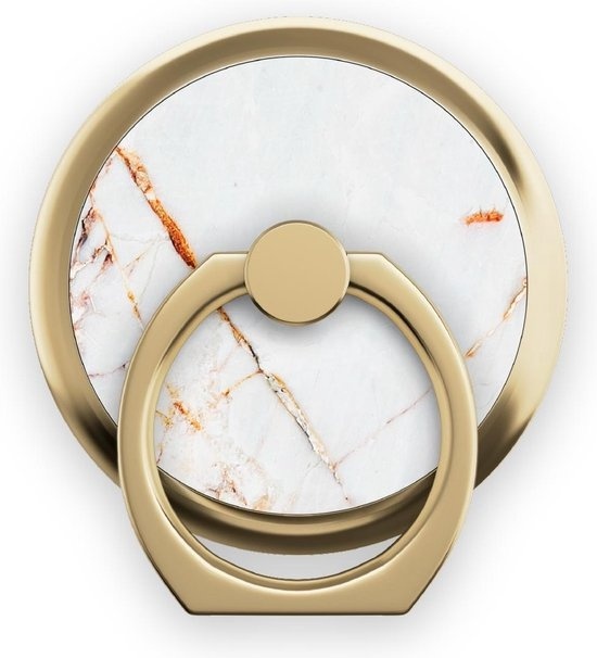 iDeal of Sweden Magnetische Ringhalterung – Telefonring – Carrera Gold Marmor