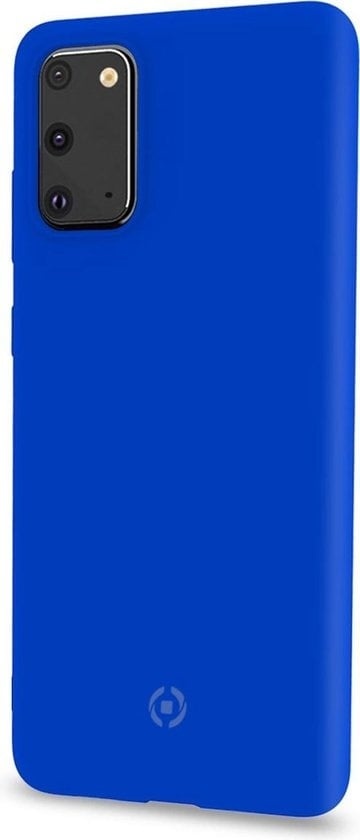 Celly Feeling Samsung S20 Fall – Silikon außen mit Anti-Kratz-Innenseite – Blau
