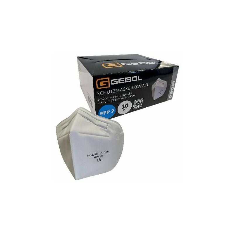Gebol – Atemschutzmaske Comfort FFP2 o.Ventil 10Stk.Box