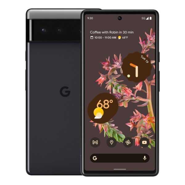 Google Pixel 6 Android 12 DualSim 5G Smartphone 6,4 Zoll OLED 8GB 128GB Schwarz