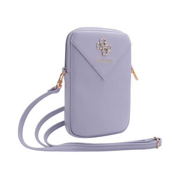 Guess Smartphonetasche Umhängetasche Wallet Smartphone Bag Logo Lila- offiziell lizenziert