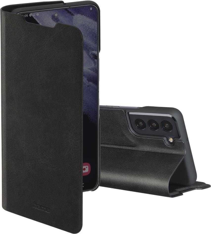 Hama Essential Line Guard Pro - Flip-Hülle für Mobiltelefon - Kunstleder - Schwarz - für Samsung Galaxy S22+