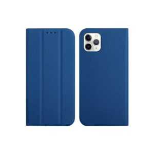 Hülle Handy Schutz für Apple iPhone 13 Pro Max Case Flip Cover Tasche Etuis Blau