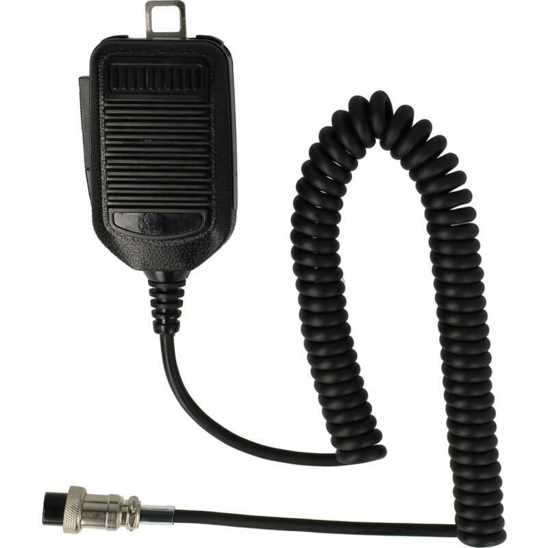 Lautsprecher-Mikrofon kompatibel mit Icom IC-7200, IC-725, IC-728, IC-729, IC-735, IC-736, IC-737, IC-738, IC-7400, IC-7410 Funkgerät - Vhbw