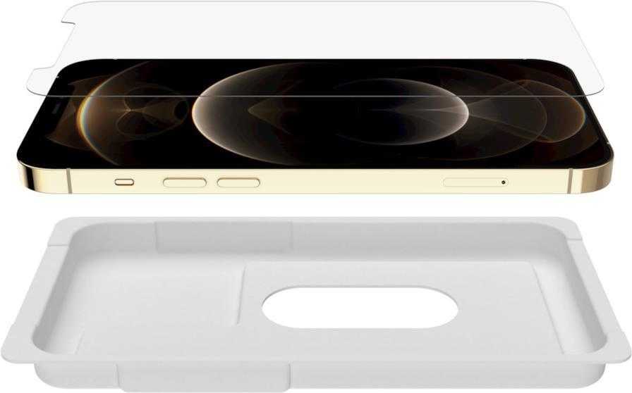 Linksys Belkin UltraGlass - Bildschirmschutz für Handy - für Apple iPhone 12 Pro Max (OVA039ZZ)